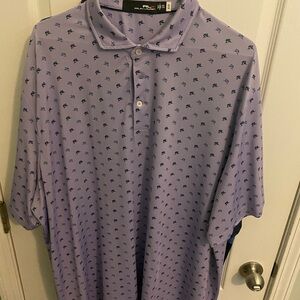 Ralph Lauren Purple Polo Shirt with Classic Design
